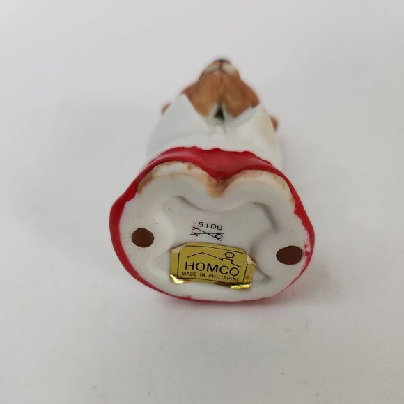 VINTAGE Christmas Choir Boy Bears HOMCO 5100 Set of 3 Singing w/ Candle & Hymnal - Picture 12 of 16